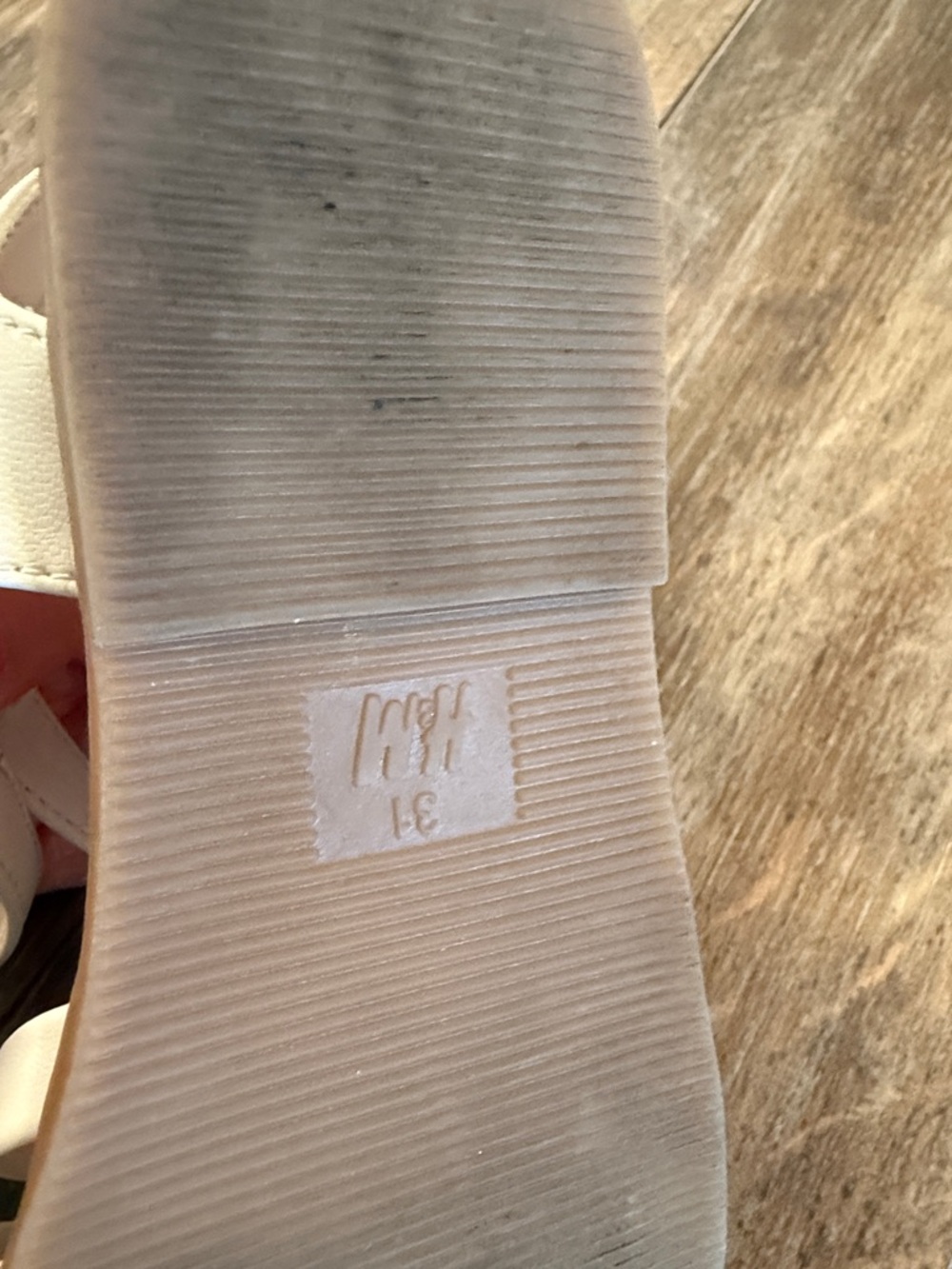 H&M White Girls Strappy Sandals - Picture 7 of 7